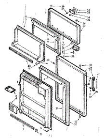 Door Parts parts for Kenmore Refrigerator 106.6683161 (1066683161, 106 6683161) from AppliancePartsPros.com