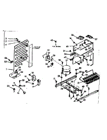 Unit Parts parts for Kenmore Refrigerator 106.6683400 (1066683400, 106 6683400) from AppliancePartsPros.com