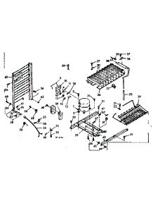 Unit Parts parts for Kenmore Refrigerator 106.6684400 (1066684400, 106 6684400) from AppliancePartsPros.com