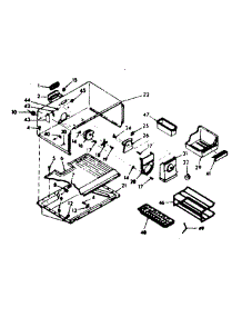 Freezer Section Parts parts for Kenmore Refrigerator 106.6684441 (1066684441, 106 6684441) from AppliancePartsPros.com