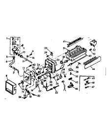 Icemaker Parts parts for Kenmore Refrigerator 106.6685420 (1066685420, 106 6685420) from AppliancePartsPros.com