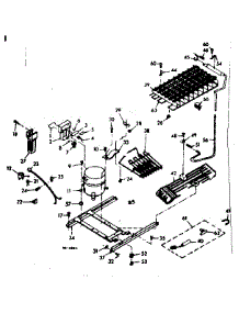 Unit Parts parts for Kenmore Refrigerator 106.6686020 (1066686020, 106 6686020) from AppliancePartsPros.com