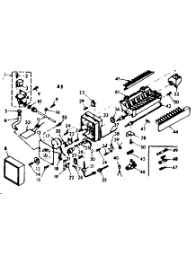 Ice Maker Parts parts for Kenmore Refrigerator 106.6686020 (1066686020, 106 6686020) from AppliancePartsPros.com