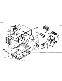 Freezer Section Parts parts for Kenmore Refrigerator 106.6686201 (1066686201, 106 6686201) from AppliancePartsPros.com