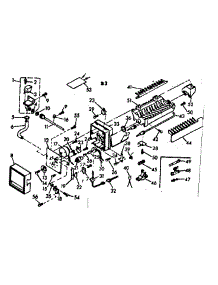 Ice Maker parts for Kenmore Refrigerator 106.6686230 (1066686230, 106 6686230) from AppliancePartsPros.com