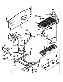 Unit Parts parts for Kenmore Refrigerator 106.6686600 (1066686600, 106 6686600) from AppliancePartsPros.com
