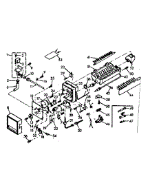 Icemaker Parts parts for Kenmore Refrigerator 106.6686620 (1066686620, 106 6686620) from AppliancePartsPros.com