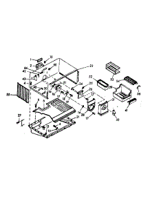 Freezer Section parts for Kenmore Refrigerator 106.6686720 (1066686720, 106 6686720) from AppliancePartsPros.com