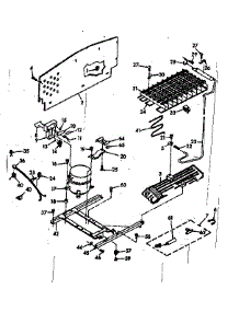Unit Parts parts for Kenmore Refrigerator 106.6686800 (1066686800, 106 6686800) from AppliancePartsPros.com