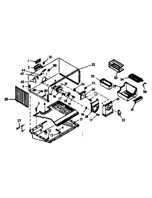 Freezer Section Parts parts for Kenmore Refrigerator 106.6686801 (1066686801, 106 6686801) from AppliancePartsPros.com