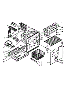 Freezer Section Parts parts for Kenmore Refrigerator 106.6687210 (1066687210, 106 6687210) from AppliancePartsPros.com