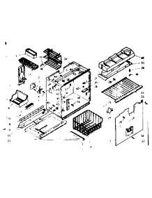 Freezer Section Parts parts for Kenmore Refrigerator 106.6687431 (1066687431, 106 6687431) from AppliancePartsPros.com