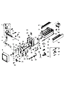 Icemaker Parts parts for Kenmore Refrigerator 106.6687800 (1066687800, 106 6687800) from AppliancePartsPros.com