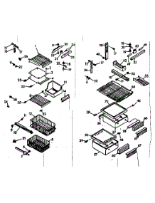 Liner Parts parts for Kenmore Refrigerator 106.6689620 (1066689620, 106 6689620) from AppliancePartsPros.com