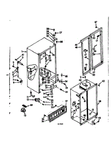 Cabinet Parts parts for Kenmore Refrigerator 106.6690543 (1066690543, 106 6690543) from AppliancePartsPros.com