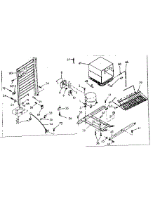 Unit Parts parts for Kenmore Refrigerator 106.6691521 (1066691521, 106 6691521) from AppliancePartsPros.com