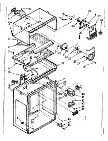 Freezer Parts parts for Kenmore Refrigerator 106.6692130 (1066692130, 106 6692130) from AppliancePartsPros.com