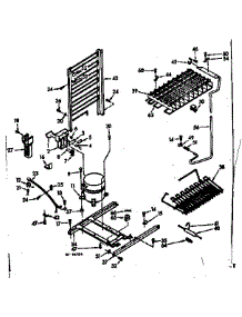 Unit Parts parts for Kenmore Refrigerator 106.6694061 (1066694061, 106 6694061) from AppliancePartsPros.com