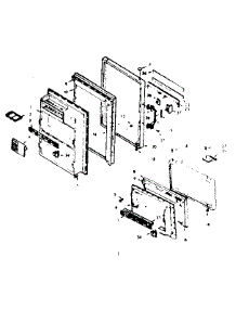 Door Parts parts for Kenmore Refrigerator 106.6695401 (1066695401, 106 6695401) from AppliancePartsPros.com