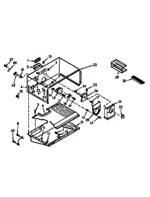 Freezer Parts parts for Kenmore Refrigerator 106.6696002 (1066696002, 106 6696002) from AppliancePartsPros.com
