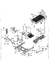 Unit Parts parts for Kenmore Refrigerator 106.6696041 (1066696041, 106 6696041) from AppliancePartsPros.com