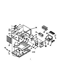 Freezer Section Parts parts for Kenmore Refrigerator 106.6696403 (1066696403, 106 6696403) from AppliancePartsPros.com
