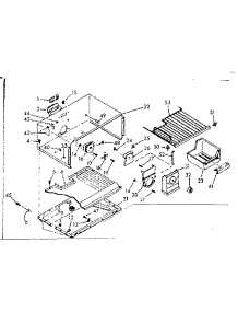 Freezer Section Parts parts for Kenmore Refrigerator 106.6696601 (1066696601, 106 6696601) from AppliancePartsPros.com