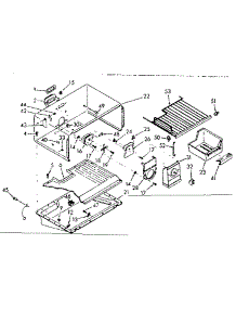 Freezer Section Parts parts for Kenmore Refrigerator 106.6696642 (1066696642, 106 6696642) from AppliancePartsPros.com