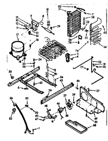Unit Parts parts for Kenmore Refrigerator 106.7600322 (1067600322, 106 7600322) from AppliancePartsPros.com