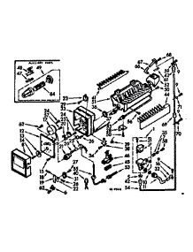 Ice Maker Parts parts for Kenmore Refrigerator 106.7600323 (1067600323, 106 7600323) from AppliancePartsPros.com