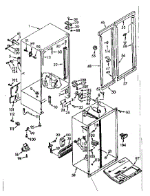 Cabinet Parts parts for Kenmore Refrigerator 106.7600361 (1067600361, 106 7600361) from AppliancePartsPros.com