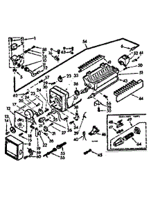 Ice Maker Parts parts for Kenmore Refrigerator 106.7600501 (1067600501, 106 7600501) from AppliancePartsPros.com