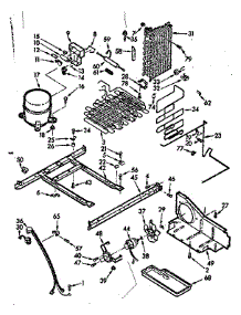 Unit Parts parts for Kenmore Refrigerator 106.7601340 (1067601340, 106 7601340) from AppliancePartsPros.com