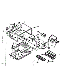 Freezer Section Parts parts for Kenmore Refrigerator 106.7604220 (1067604220, 106 7604220) from AppliancePartsPros.com
