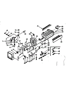 Ice Maker Parts parts for Kenmore Refrigerator 106.7608261 (1067608261, 106 7608261) from AppliancePartsPros.com