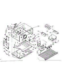 Freezer Section Parts parts for Kenmore Refrigerator 106.7608400 (1067608400, 106 7608400) from AppliancePartsPros.com