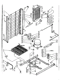 Unit Parts parts for Kenmore Refrigerator 106.7610160 (1067610160, 106 7610160) from AppliancePartsPros.com