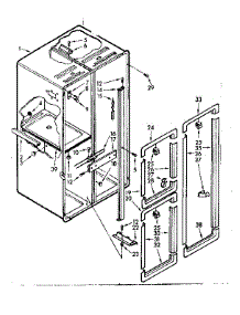 Breaker And Miscellaneous Parts parts for Kenmore Refrigerator 106.7610840 (1067610840, 106 7610840) from AppliancePartsPros.com