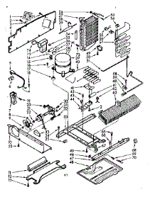 Unit Parts parts for Kenmore Refrigerator 106.7610840 (1067610840, 106 7610840) from AppliancePartsPros.com