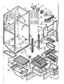 Liner Parts parts for Kenmore Refrigerator 106.7615441 (1067615441, 106 7615441) from AppliancePartsPros.com