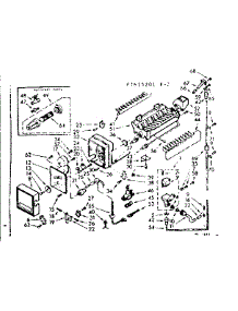 Ice Maker Parts parts for Kenmore Refrigerator 106.7615461 (1067615461, 106 7615461) from AppliancePartsPros.com
