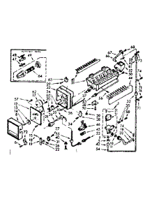 Ice Maker Parts parts for Kenmore Refrigerator 106.7620514 (1067620514, 106 7620514) from AppliancePartsPros.com