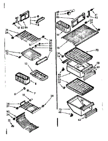 Liner parts for Kenmore Refrigerator 106.7621441 (1067621441, 106 7621441) from AppliancePartsPros.com