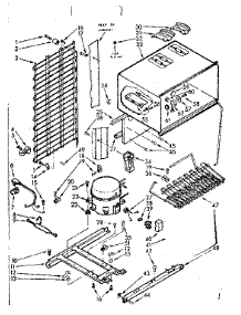 Unit parts for Kenmore Refrigerator 106.7622061 (1067622061, 106 7622061) from AppliancePartsPros.com
