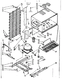 Unit parts for Kenmore Refrigerator 106.7622090 (1067622090, 106 7622090) from AppliancePartsPros.com