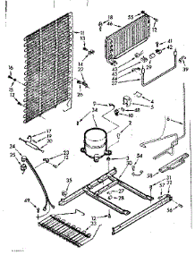 Unit parts for Kenmore Refrigerator 106.7623111 (1067623111, 106 7623111) from AppliancePartsPros.com