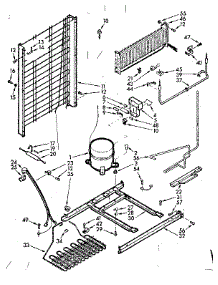 Unit Parts parts for Kenmore Refrigerator 106.7625460 (1067625460, 106 7625460) from AppliancePartsPros.com