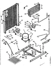 Refrigerator Unit parts for Kenmore Refrigerator 106.7627611 (1067627611, 106 7627611) from AppliancePartsPros.com