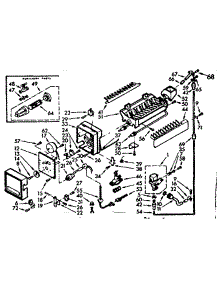 Refrigerator Icemaker parts for Kenmore Refrigerator 106.7627611 (1067627611, 106 7627611) from AppliancePartsPros.com