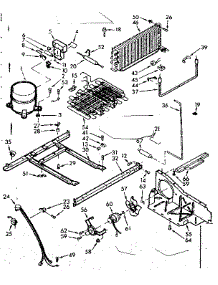 Unit parts for Kenmore Refrigerator 106.7629310 (1067629310, 106 7629310) from AppliancePartsPros.com